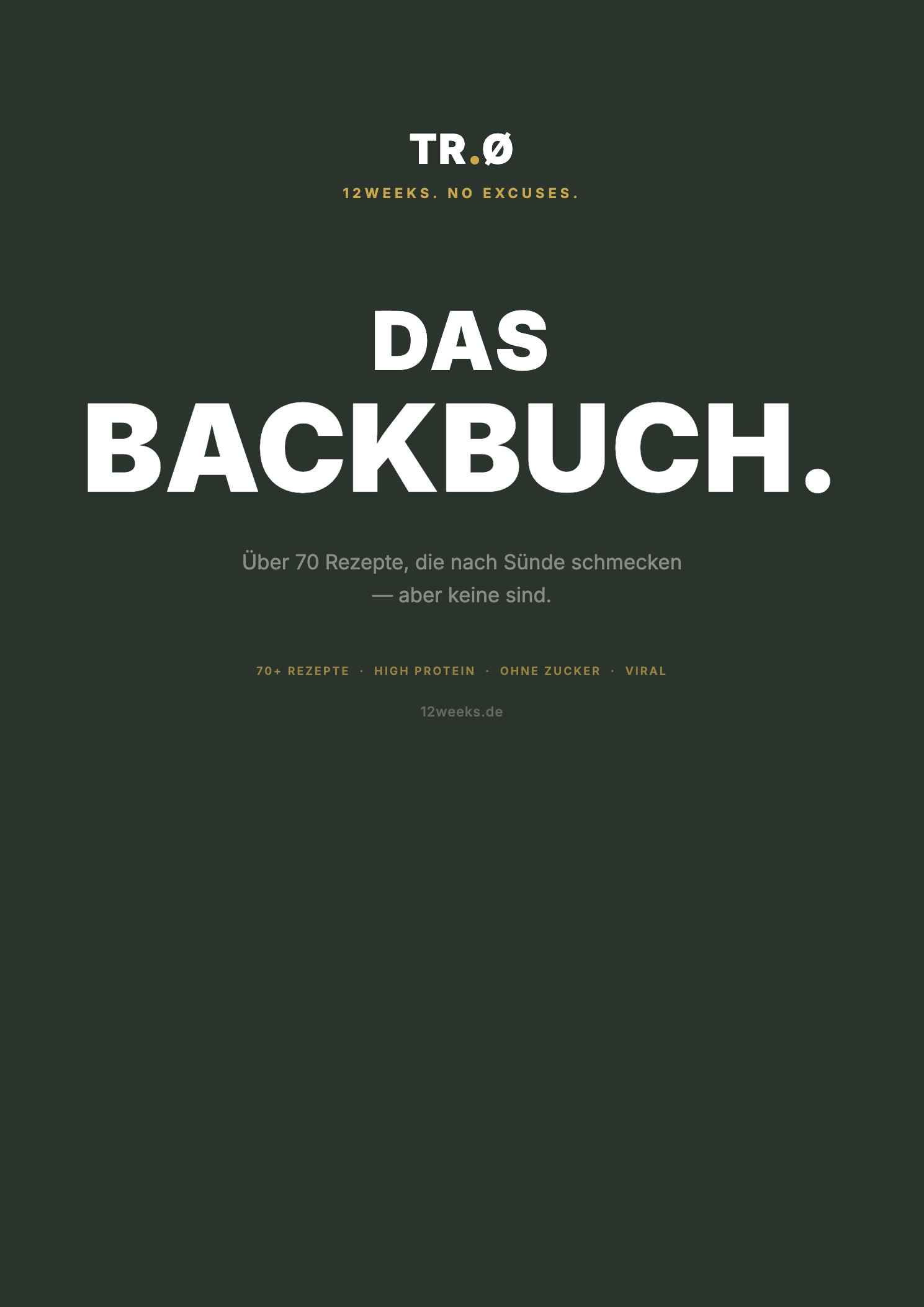 Das Backbuch — Süßes ohne schlechtes Gewissen